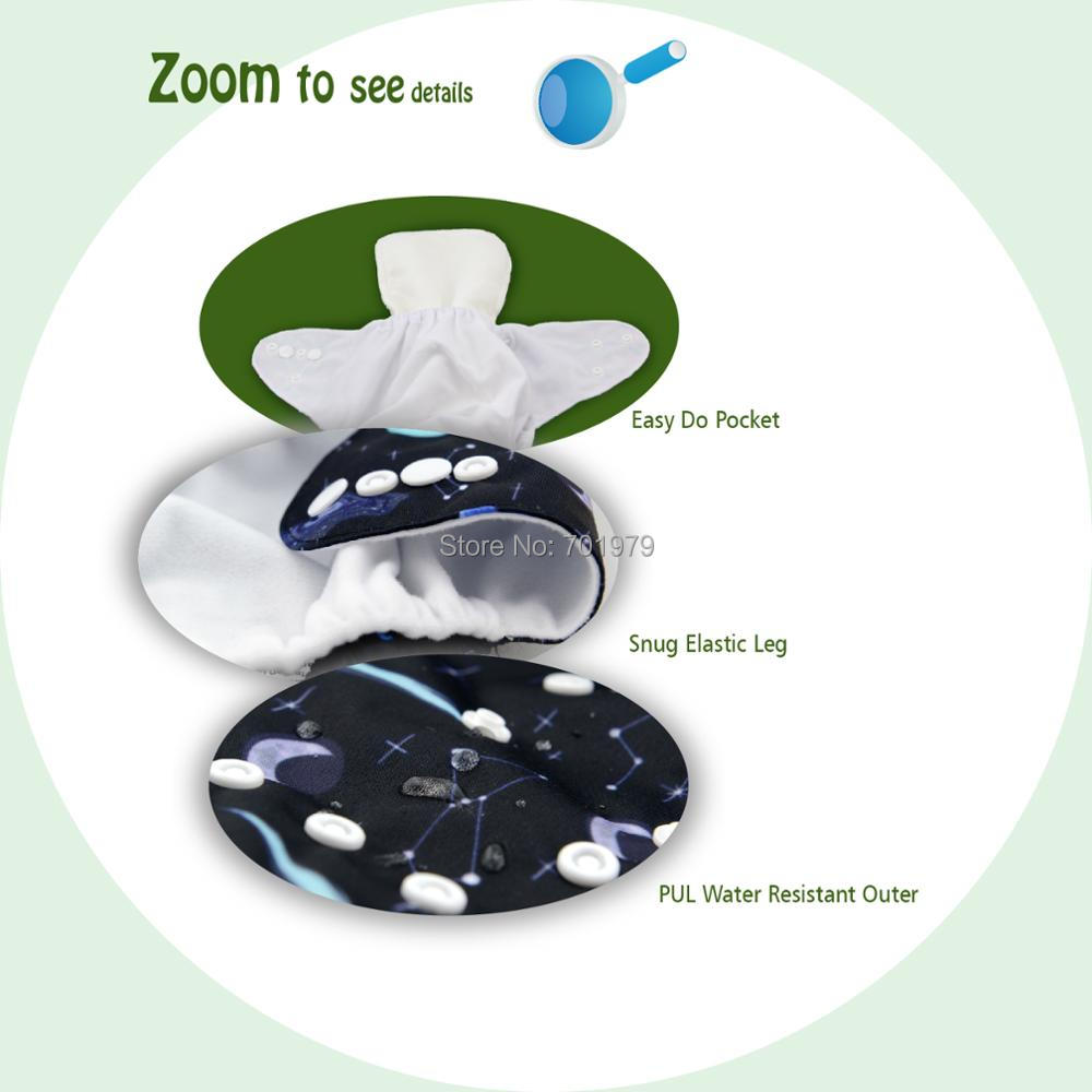 Alvabababy ผ้าอ้อมซักได้เด็กปร - Cloth Diaper Insert บทวิจารณ์และราคา