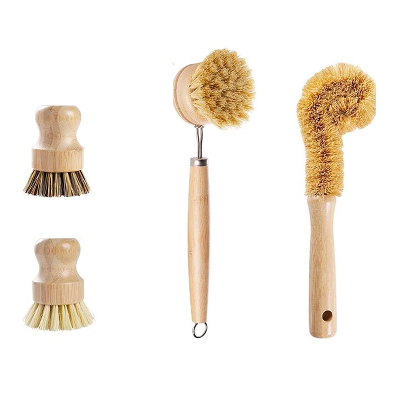 ABNL ด้ามจับไม้ตามหลักสรีรศาสต - Dish Brush Bamboo บทวิจารณ์และราคา
