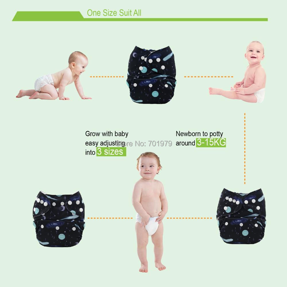 ALVABABY 3 เปลือกหอยผ้าอ้อม +  - Cloth Diaper Insert บทวิจารณ์และราคา