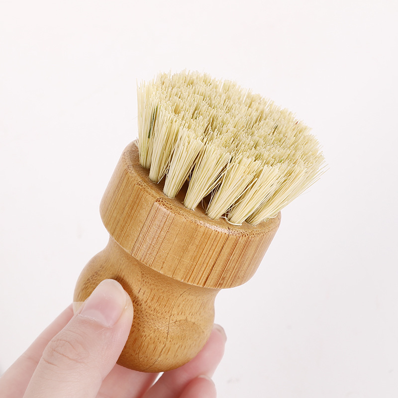 แปรงล้างจานด้ามสั้น ขนแปรงใยป่ - Dish Brush Bamboo บทวิจารณ์และราคา